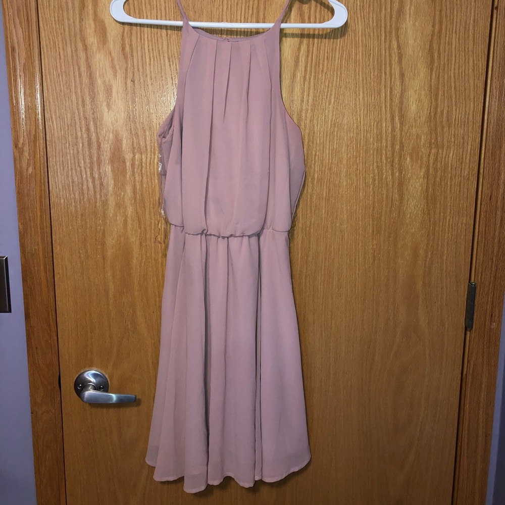 Blue Rain Blush Dress